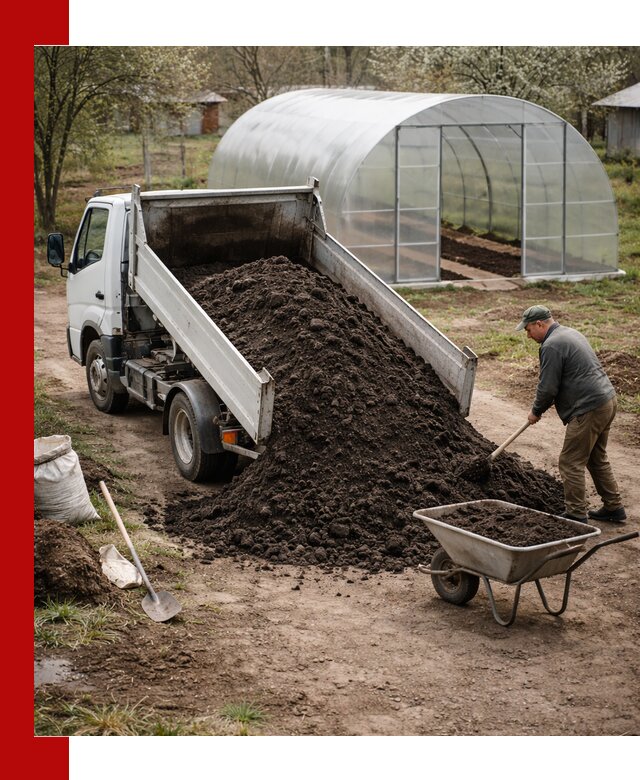 Чернозем для теплицы с доставкой в Минеральных Водах