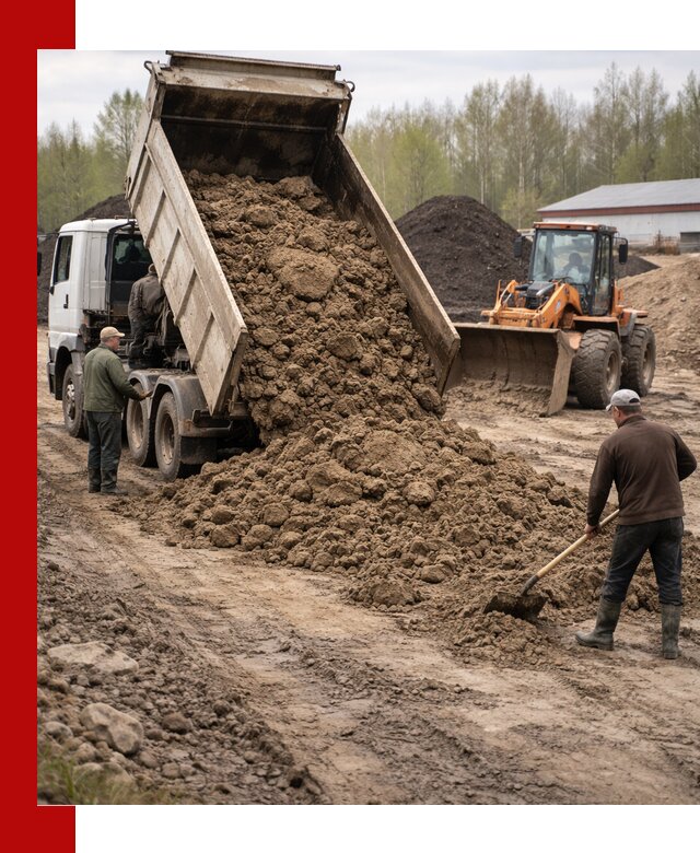 Доставка глин и суглинков в Минеральных Водах оптом и вкрай