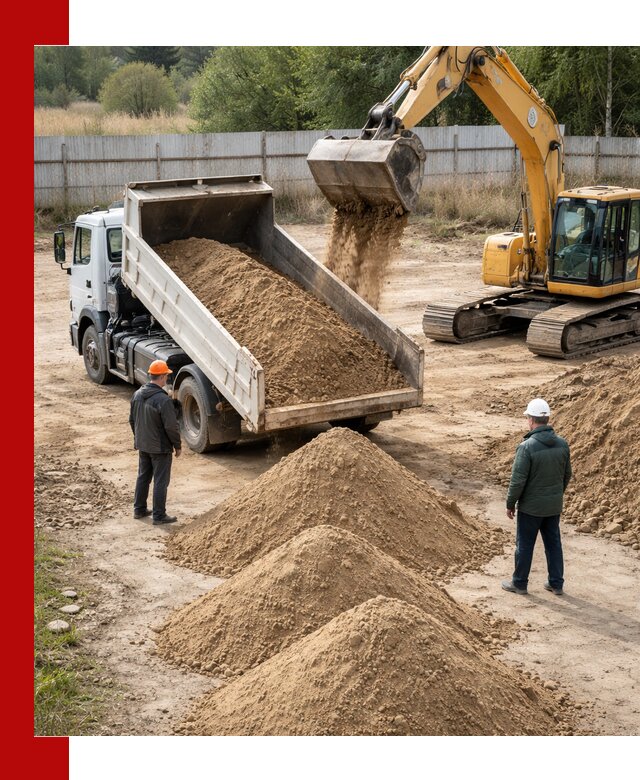Доставка супеси вагонными и автопартиями в Минеральных Водах
