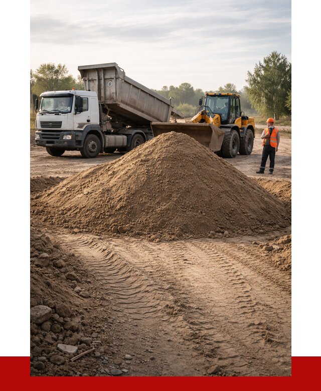 Купить песчаный грунт с доставкой в Минеральных Водах от 4350 р. | ПРОНЕРУДМнр