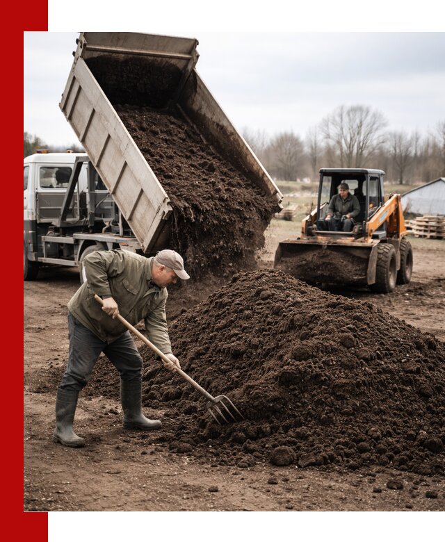 Доставка и продажа перегноя в Минеральных Водах быстро и дешево