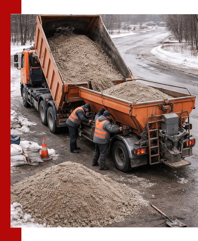 Поставка и вывоз пескосоля в Минеральных Водах оптом и в розницу