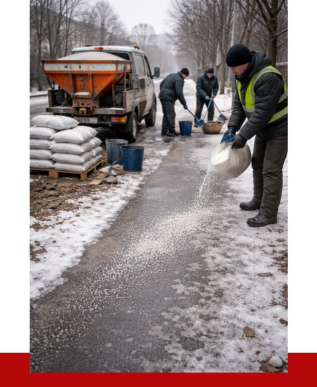 Реагент против гололеда в Минеральных Водах с доставкой от 4661 р. | ПРОНЕРУДМнр