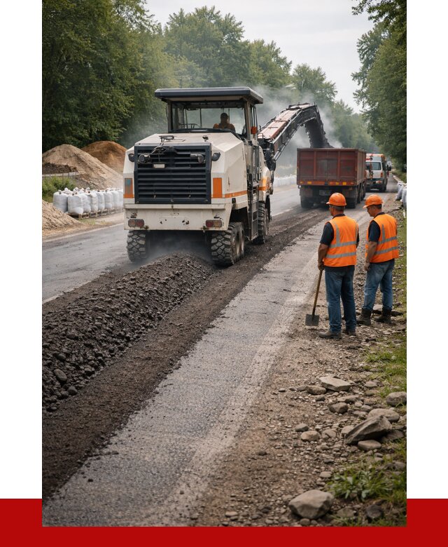 Фрезерованный асфальт в Минеральных Водах от 2279 р./куб. | ПРОНЕРУДМнр