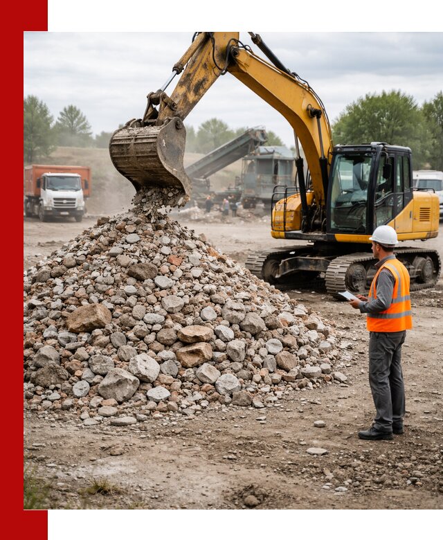 Доставка и вывоз строительного боя в Минеральных Водах