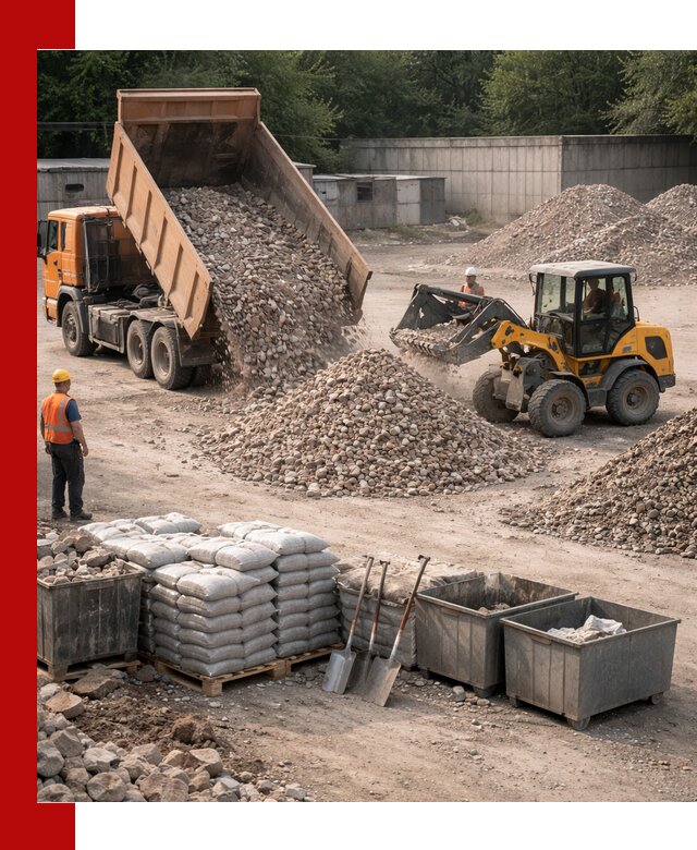 Вторичные материалы для отсыпки в Минеральных Водах — поставка и доставка