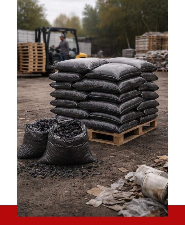 Купить уголь в мешках с доставкой в Минеральных Водах от 7769 р. | ПРОНЕРУДМнр
