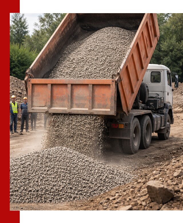 Доставка сыпучих материалов самосвалом в Минеральных Водах быстро и надежно