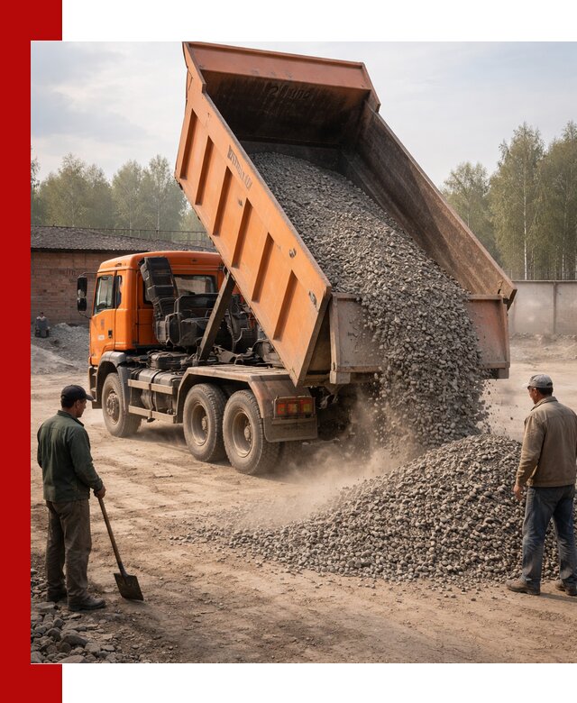 Доставка самосвалом 20 м3 в Минеральных Водах быстро и надежно