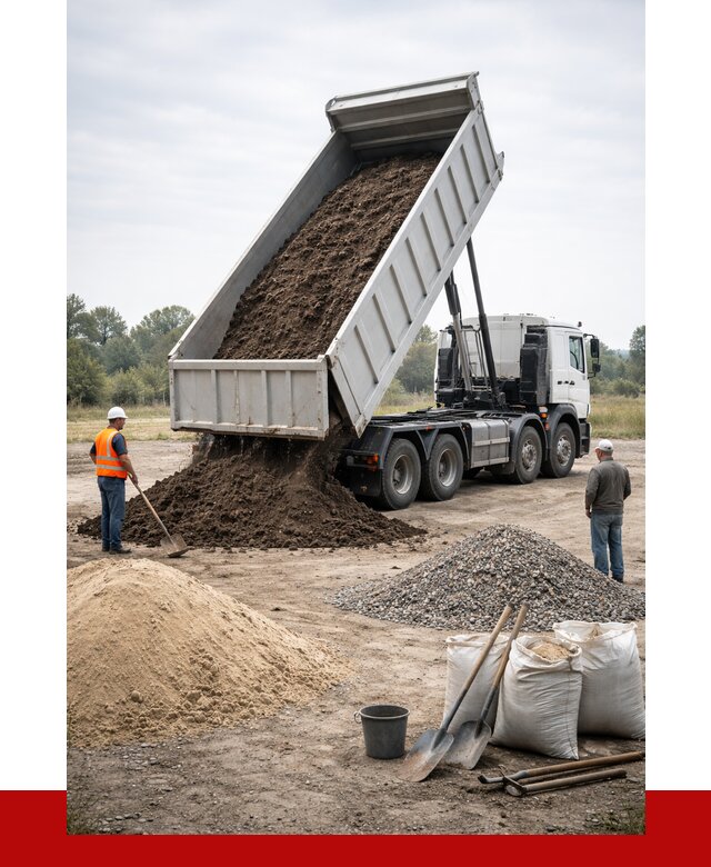 Доставка самосвалом 30 кубов в Минеральных Водах от 8804 р. | ПРОНЕРУДМнр