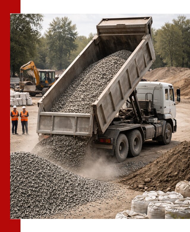 Аренда самосвала в Минеральных Водах для доставки сыпучих и нерудных материалов