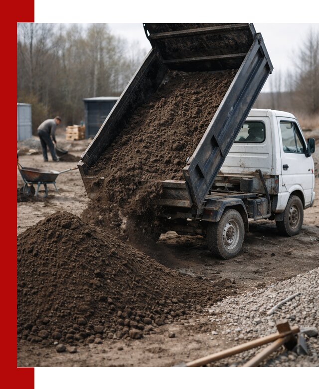 Аренда минисамосвала в Минеральных Водах для доставки сыпучих материалов