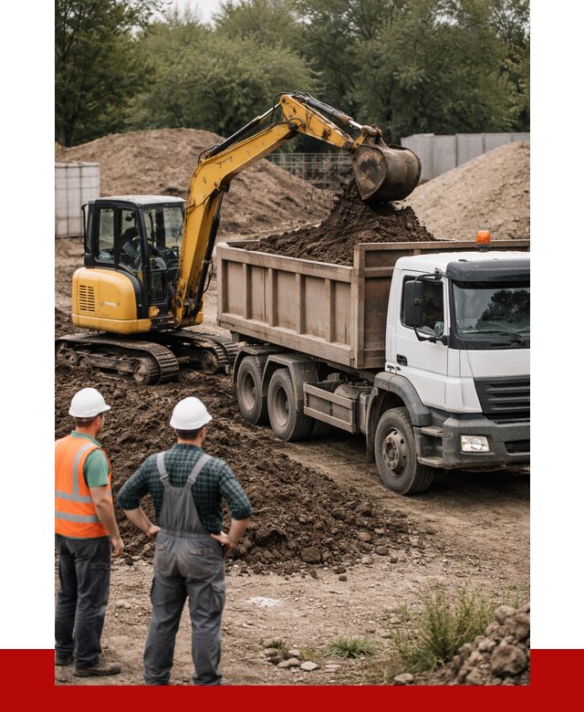 Вывоз грунта в Минеральных Водах от 4661 р. самосвалом | ПРОНЕРУДМнр