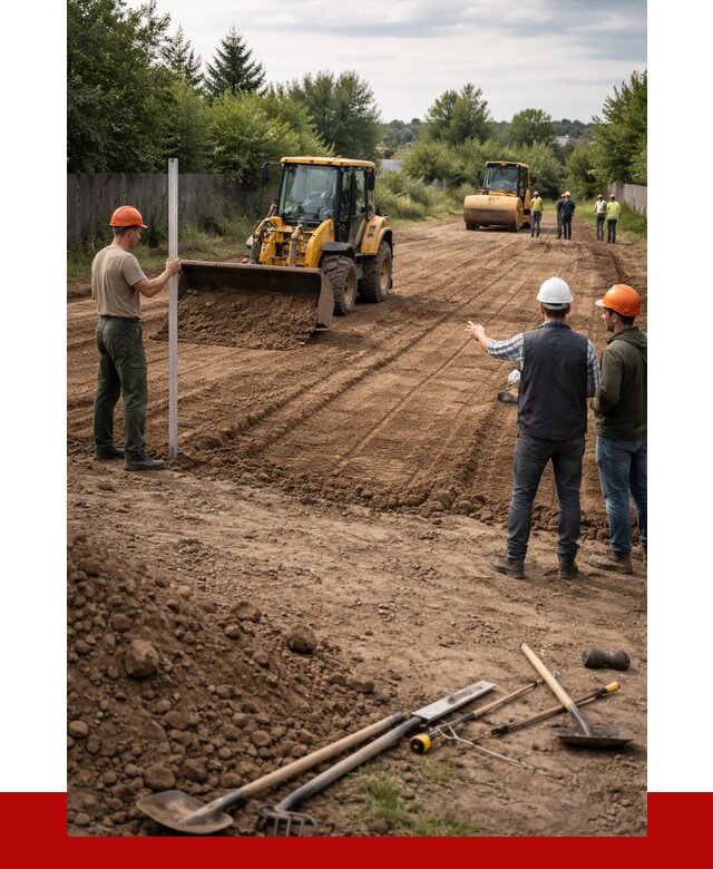 Планировка участка грунтом в Минеральных Водах от 4661 р ПРОНЕРУДМнр