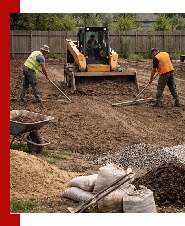 Выравнивание участка под строительство и благоустройство в Минеральных Водах
