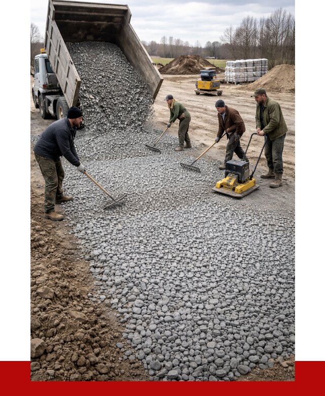 Устройство щебеночной подушки в Минеральных Водах от 4661 р. ПРОНЕРУДМнр