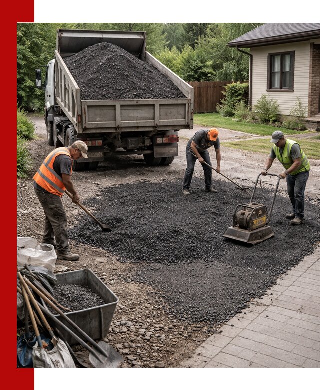 Асфальтовая крошка для двора с доставкой в Минеральных Водах